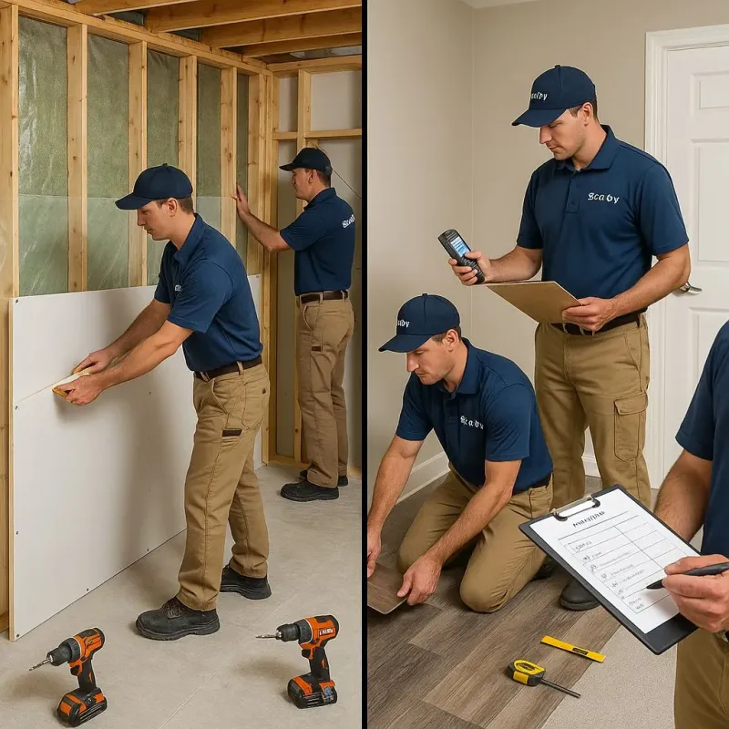 Repairs and Reconstruction process in Rogersville, AL